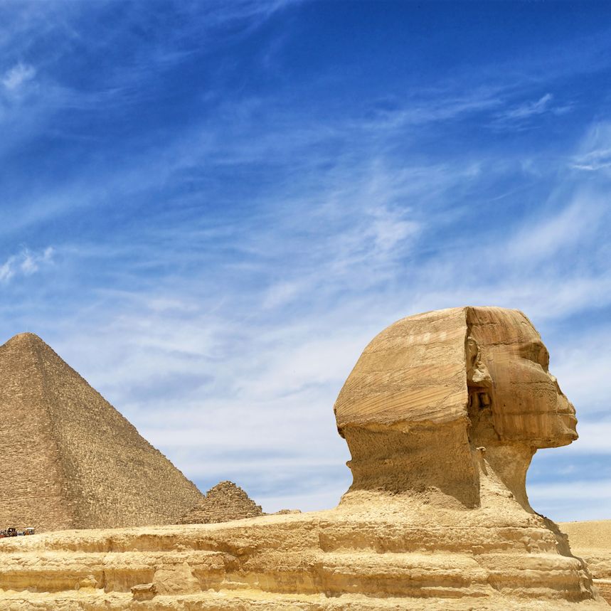 Image for Exploring the Ancient Giza Pyramid Complex in Egypt